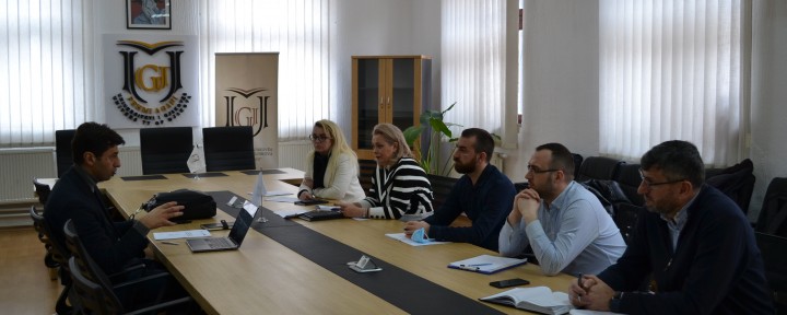 A coordination meeting with the QATEK project is held at the University "Fehmi Agani" in Gjakova